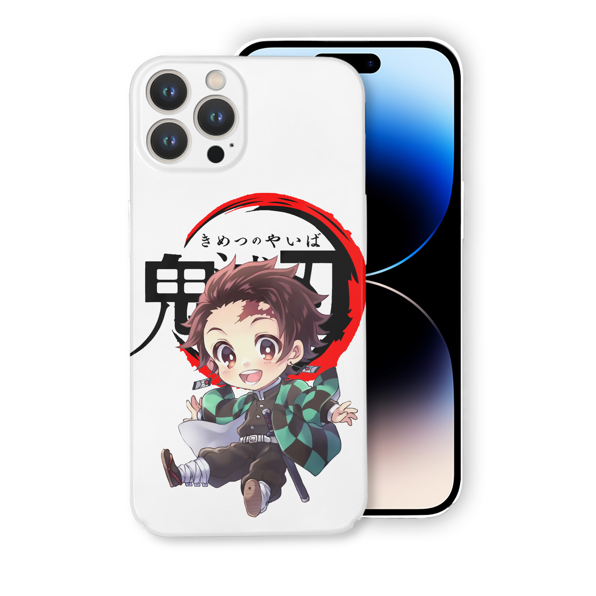 （画像用） 鬼滅の刃 竈門 炭治郎／かまど たんじろう Kamado Tanjirou 【iPhone 14シリーズ対応】ハードケース